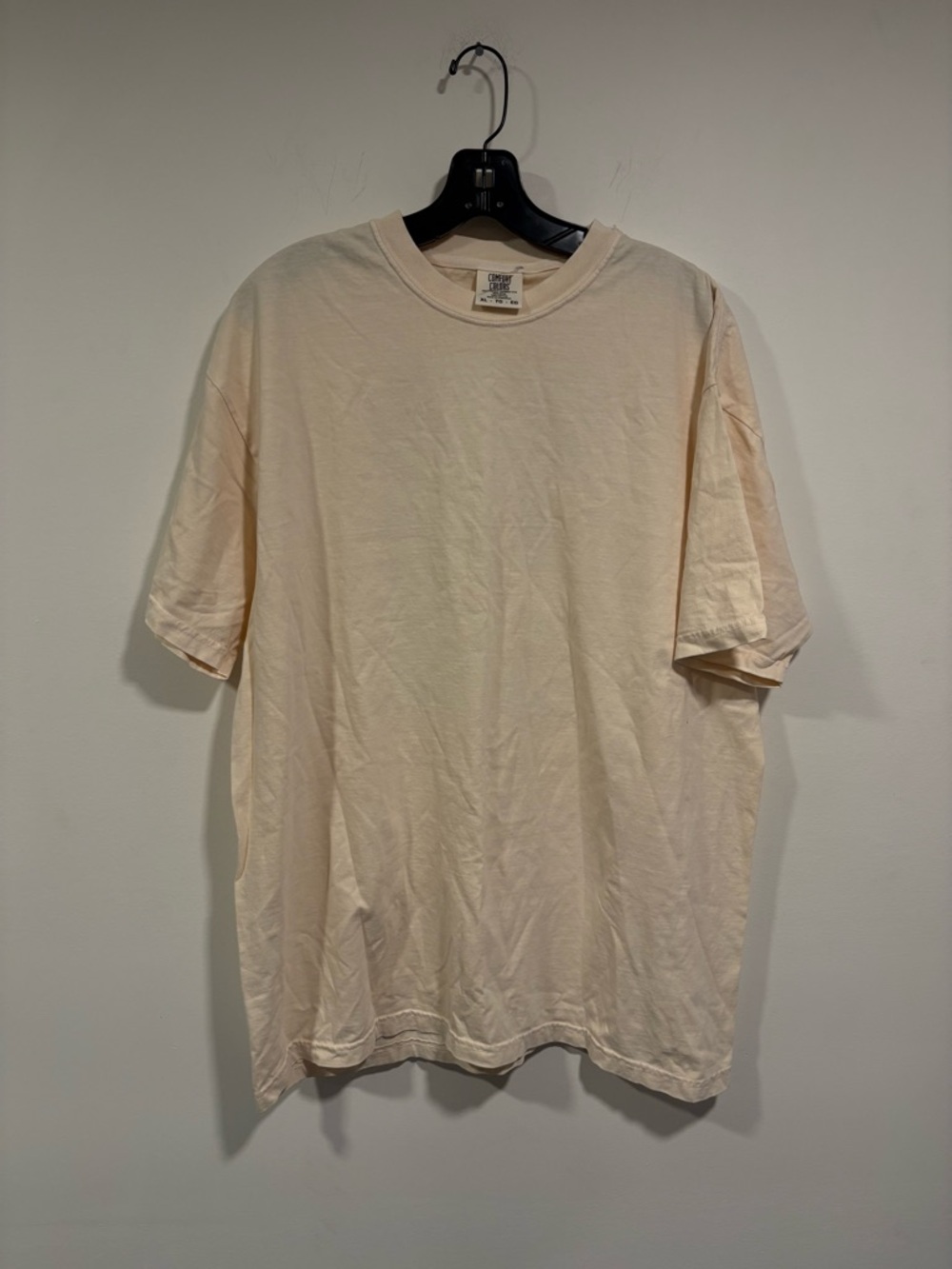 Comfort Colors Men's Crewneck Tee in Light Cream
